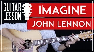 Imagine Guitar Tutorial  John Lennon Guitar Lesson 🎸 Easy Chords  Guitar Cover [upl. by Estrella]