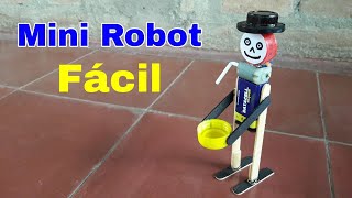 Como Hacer Un Robot Casero En 3 Minutos  Súper Fácil [upl. by Atekihc]