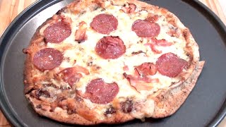 PITA BREAD PIZZA  How To  Gregs Kitchen [upl. by Annua]