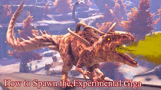 How to SPAWN the Experimental Giga in Genesis Part 2 Console amp PC [upl. by Khalsa]