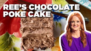 Ree Drummonds Decadent Chocolate Poke Cake  The Pioneer Woman  Food Network [upl. by Lichtenfeld118]