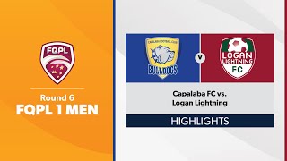 FQPL 1 Women Round 5  Capalaba FC vs Logan Lightning Highlights [upl. by Durham302]