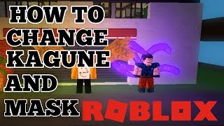 HOW TO CHANGE KAGUNE AND MASK  RoGhoul  ROBLOX [upl. by Andrej]