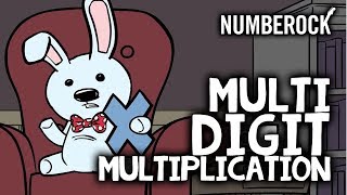 Long Multiplication Song  MultiDigit Multiplication [upl. by Leandre]