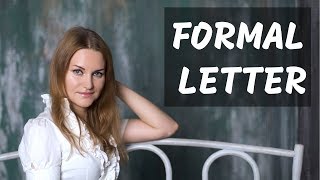 Formal letter  How To Write Quick tips  example English grammar [upl. by Gwenore119]