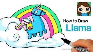 How to Draw Fortnite Llama Unicorn Easy [upl. by Josefina]