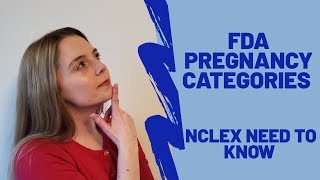 PREGNANCY FDA MEDICATION CATEGORIES [upl. by Notsahc301]