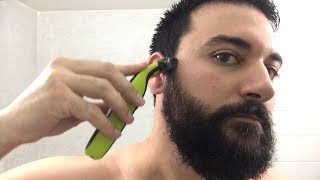 Beard Trimming  Philips Norelco OneBlade Trimmer and Shaver  Model QP2520 [upl. by Therron]