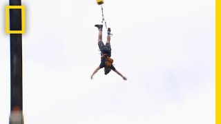 Bungee Jump Testing  I Didnt Know That [upl. by Nolubez]