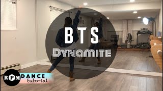 BTS quotDynamitequot Dance Tutorial Chorus [upl. by Fenner]