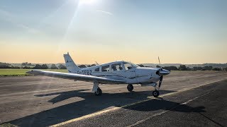 Piper Arrow P28R Conversion  CPL Flight Training   ATC Audio [upl. by Tiossem]