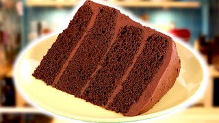 Professional Baker Teaches You How To Make CHOCOLATE CAKE [upl. by Florinda]