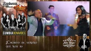 Video Lyric  Enrédame Cumbia Benavides [upl. by Ardnalahs]