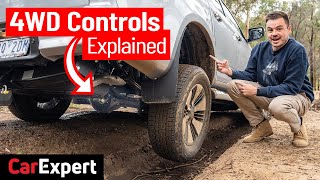 4WD modes Diff lock 2H 4H 4L amp hill descent control how toexplained [upl. by Englis]