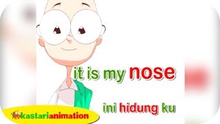 Belajar Bahasa Inggris part 2  Part of the Body  Kastari Animation Official [upl. by Katherine310]