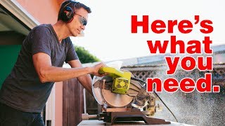 7 Essential Power Tools for Beginning Woodworkers  Woodworking Basics [upl. by Swanhildas]