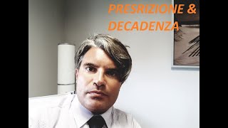 Prescrizione e decadenza [upl. by Onig]