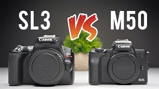 Canon SL3 250d vs M50 Ultimate Comparison [upl. by Oringa668]