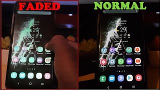 Samsung Galaxy Display Looks Faded Problem Fix [upl. by Aketal]