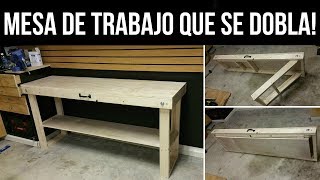 Cómo Construir Una Mesa De Trabajo Que Se Dobla [upl. by Babita]