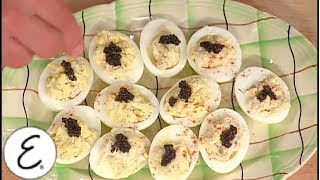 Crabmeat Deviled Eggs  Emeril Lagasse [upl. by Goulder]