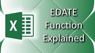 How to use EDATE function in Excel 2016 [upl. by Thomasa]