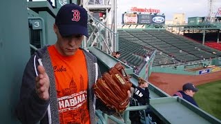 Hanging out on the Green Monster at Fenway Park [upl. by Otsirave]