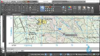 Escalando una carta topográfica en Autocad [upl. by Tutankhamen961]