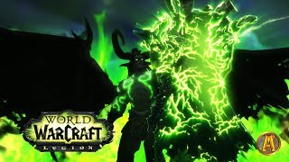 Illidan Kills Guldan Cinematic  WoW Legion Nighthold Ending [upl. by Nilyak232]