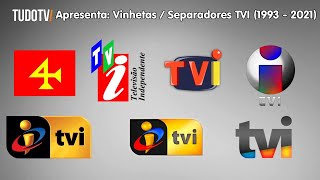 Cronologia 25 Vinhetas TVI 1993  2021 [upl. by Lian601]