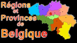 La Belgique et ses régions provinces chefslieux [upl. by Garrett]