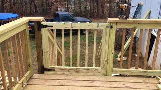 How to build a Deck Gate [upl. by Edison12]