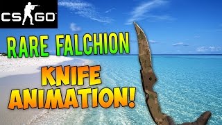 CS GO  How to Balance Falchion Knives In Your Palm Rare Knife Animation Explained CS GO Skins [upl. by Arun]