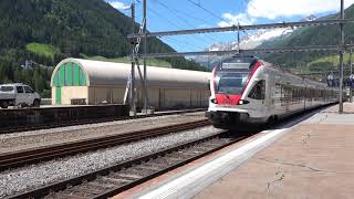 Train to Milano in Airolo [upl. by Clynes322]