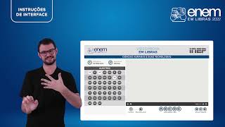 Enem 2022 Interface videoprova em Libras [upl. by Nylazor]