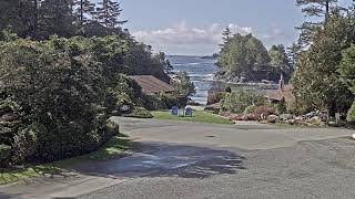 Beachview Cam  Crystal Cove Beach Resort Tofino BC [upl. by Oremo]