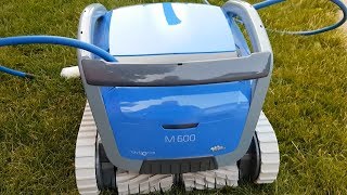 Maytronics Dolphin M600 Robotic Pool Cleaner Review [upl. by Hernardo]