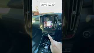 Infotainment screen in the Volvo XC40 [upl. by Ardnuahsal]