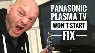 Panasonic Viera Plasma TV Won’t Start  Solution And Fix  TXP42S20B  TV Remote Not Working [upl. by Aernda]