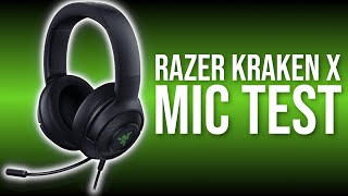 Razer Kraken X USB Ultralight Gaming Headset Mic Test 2020 [upl. by Beisel]