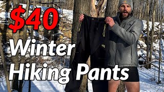 40 AMAZON WINTER HIKING PANTS  Singbring Fleece Lined Hiking Pants 1year Review [upl. by Ernest]