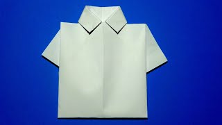 Camisa de Papel  Origami paso paso [upl. by Goldsmith]