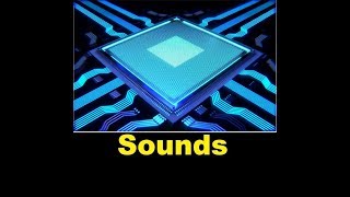 Futuristic Computer Sound Effects All Sounds [upl. by Terrel838]