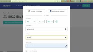 How to sign up for a new Quizlet student account [upl. by Matt]