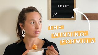 The Best Sauerkraut Recipe I Know  Easy Sauerkraut At Home [upl. by Nashbar]