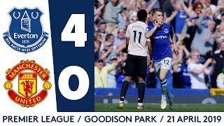 BLUES RUN RIOT AGAINST MAN UNITED  HIGHLIGHTS EVERTON 40 MAN UTD [upl. by Ardin]