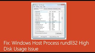 SOLVED Windows host process rundll32 high disk  CPU usage Windows 10 [upl. by Mayyahk]