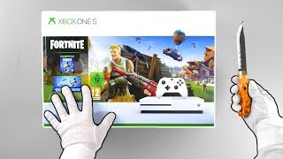 Xbox One quotFORTNITEquot Console Unboxing Eon Skin Bundle Battle Royale Solo Victory Gameplay [upl. by Otcefrep470]