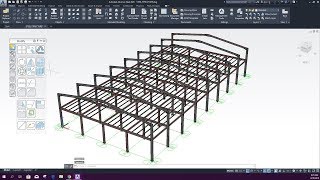 ADVANCE STEEL  MODELING STEEL STRUCTURE  Part1 [upl. by Kirre]