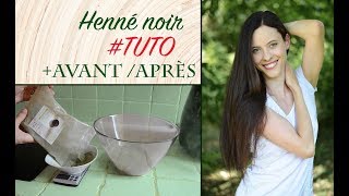 TUTO  Henné noir 🍁 avantaprès [upl. by Lada]